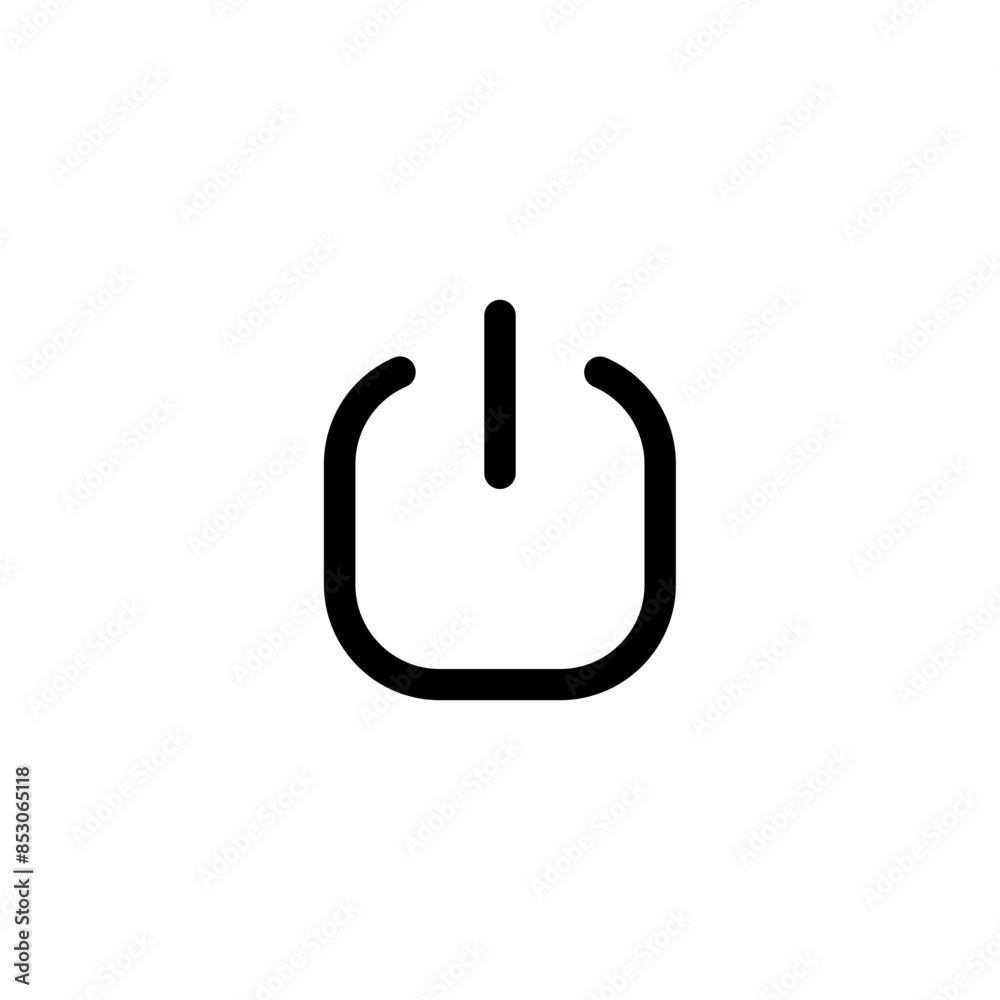 Aufkleber power icon button on off icons buttons, energy switch sign, power switch icons, start power button, 