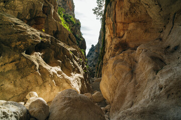 Gola di Gorropu gorge in Sardinia - The Gennargentu National Park, Province of Nuoro