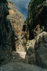 Gola di Gorropu gorge in Sardinia - The Gennargentu National Park, Province of Nuoro