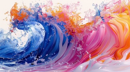 Explore the theme of peace on earth in an abstract artwork featuring serene colors and flowing lines that symbolize harmony