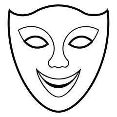 illustration of mask