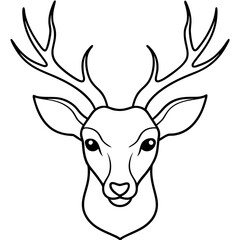 deer head isolated