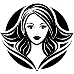 vector-template-abstract-logo-for-woman-salons-and