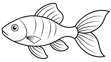 illustration of a fish in the water