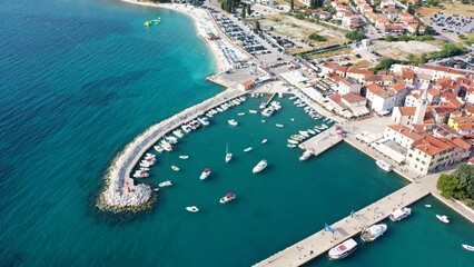 Luftbild – Fazana - Istrien Kroatien im Sommer