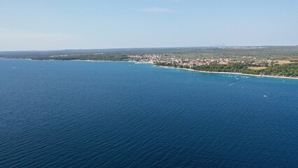 Luftbild – Fazana - Istrien Kroatien im Sommer