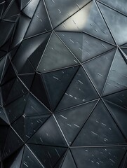 Obraz premium Abstract Geometric Pattern with Lines and Triangles.