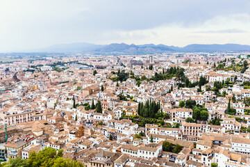 view on a spanish town