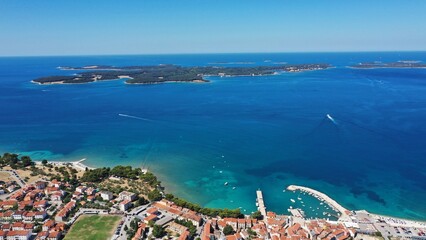Luftbild – Fazana - Istrien Kroatien im Sommer