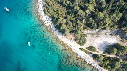 Luftbild – Fazana - Istrien Kroatien im Sommer