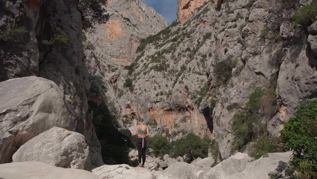 Gola di Gorropu gorge in Sardinia - The Gennargentu National Park, Province of Nuoro