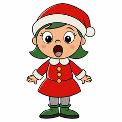 vector-cartoon-little-girl-singing-in-christmas-co