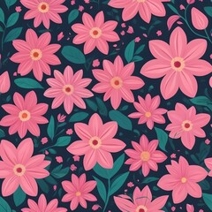 Fototapeta premium Flower pattern design. Abstract pattern design. 