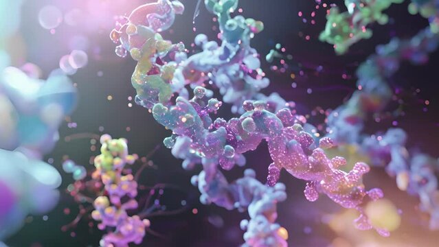 A timelapse series showing the stepbystep process of ubiquitin tagging proteasome recognition and eventual protein degradation.