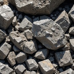 Shiny Metallic Tin Ore Closeup Industrial Mining Concept