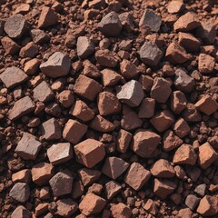 Rustic Red Iron Ore Texture Background