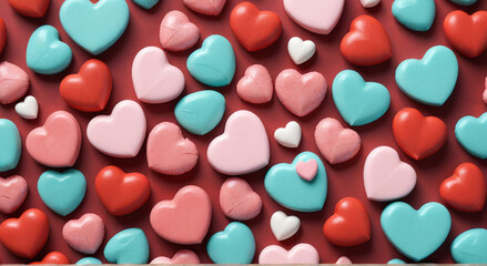 Fototapeta premium heart shaped candy