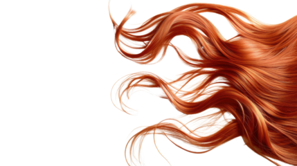 Wig on a transparent background