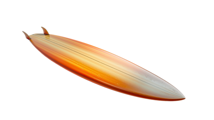 Surfboard on a transparent background