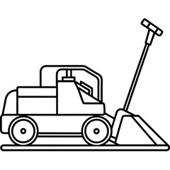 Construction vehicles coloring pages for children book