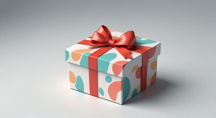 Obraz premium gift box with ribbon