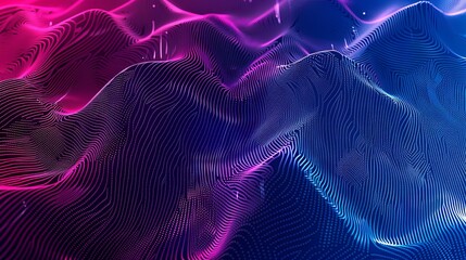 abstract lines background gradient in cyberpank style