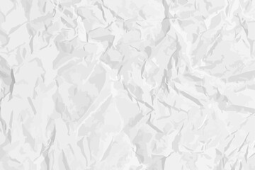 White clean crumpled paper