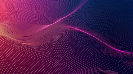 abstract lines background gradient in cyberpank style