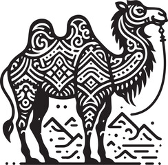 camel cartoon illustration