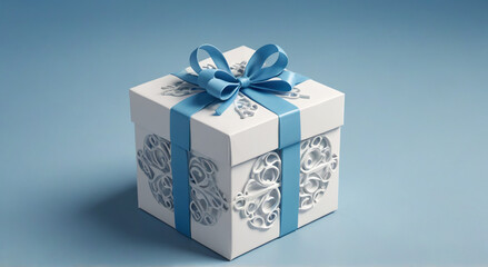 Obraz premium gift box with ribbon
