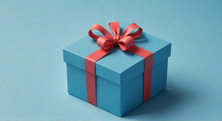 Obraz premium gift box with ribbon