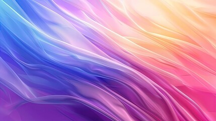 Obraz premium vibrant gradient wave for contemporary design.