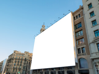 Large Blank Display on a building