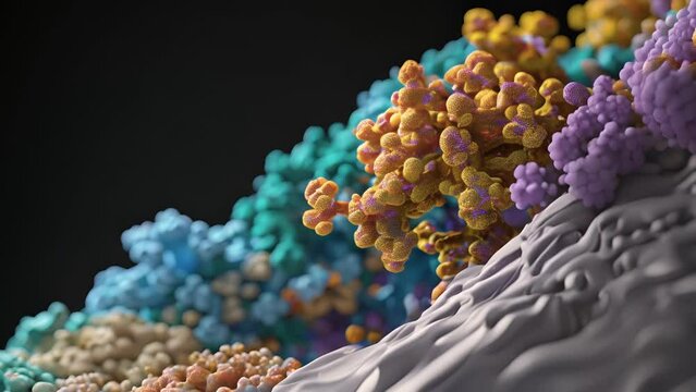 An immunogold labeling animation displaying the localization of key autophagyrelated proteins to the forming autophagosome.