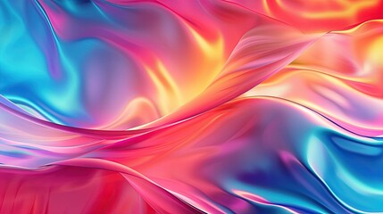 vibrant abstract background with 3d wave and gradient.