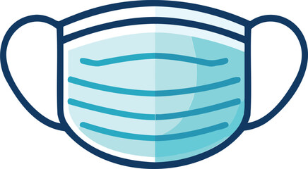 medical face mask icon vector illustration