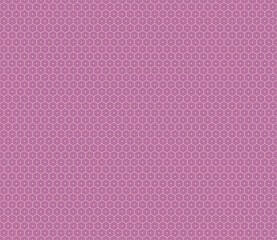 Background with Hexagon Pattern. Plum color on matching background. Hexagon stacked mosaic background. Regular hexagon shapes. Seamless pattern. Tileable vector illustration.