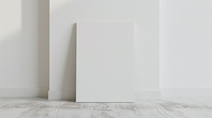 Fototapeta premium blank clean white paper with soft shadow, blank white paper background.