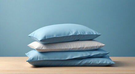 stack of clothes on white background