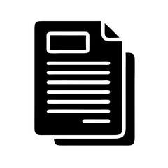 Icons for business applications and websites - Document