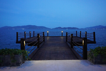 pier on the lake