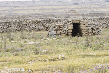 Dry stone constructions in Punta Nati - Menorca