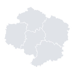 Kraj Vysočina mapa © Jan