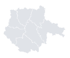 Jihočeský kraj mapa © Jan