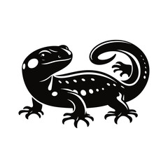 Animal black silhouette vector with white color background