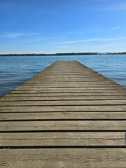 Obraz premium wooden pier on the beach