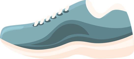 Modern running shoe representing a commitment to exercise and a healthy lifestyle