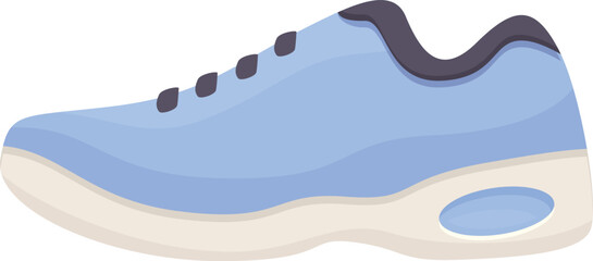 Modern blue sneaker designed for optimal performance during running and sports activities