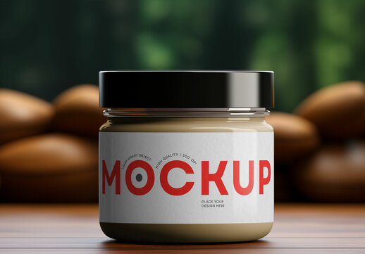 Jar Mockup Generated With AI