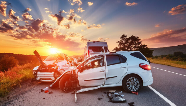incidente stradale feriti auto distrutta 